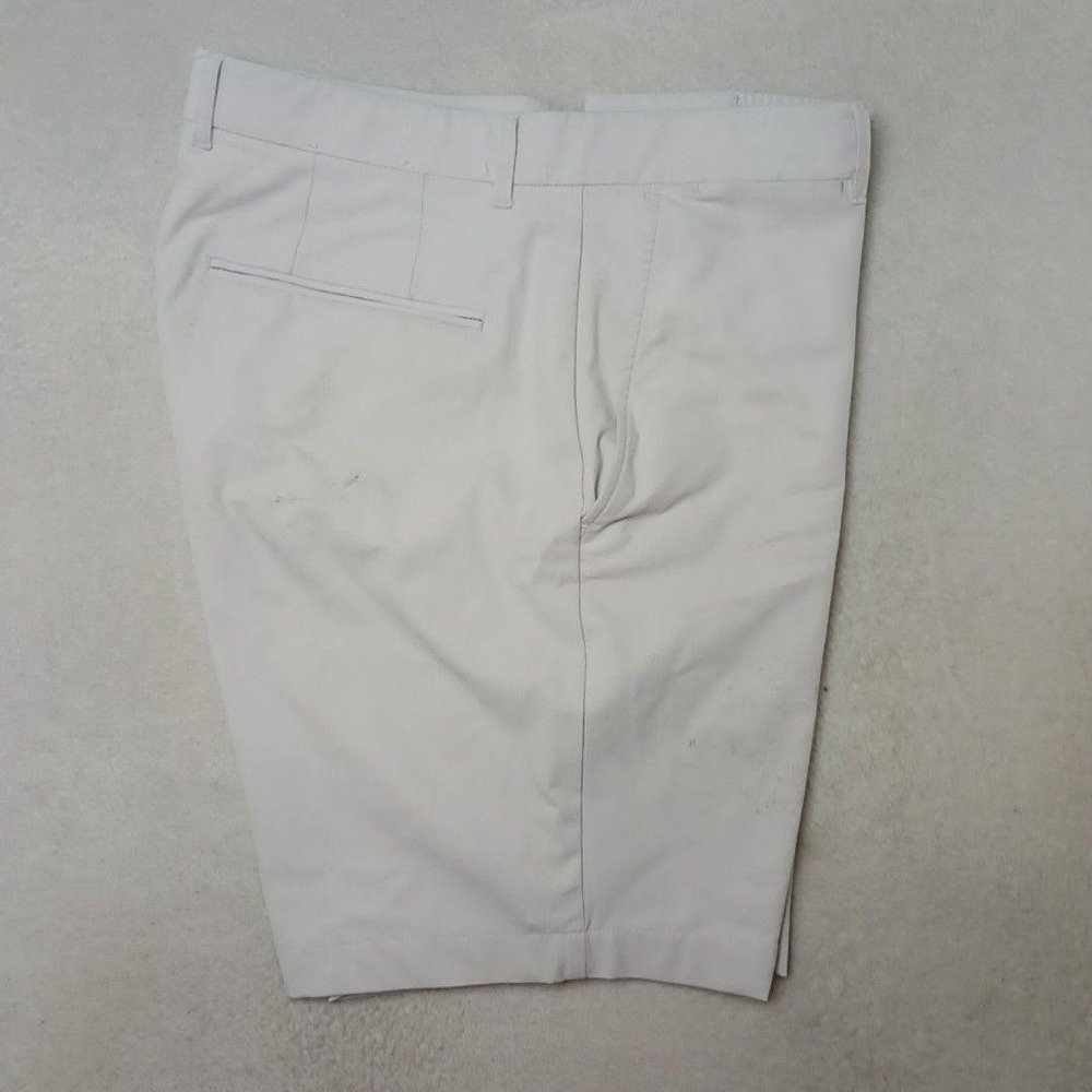 Holderness & Bourne Shorts Mens 36 Beige 9" Hardwood Golf Performance Chino Slim